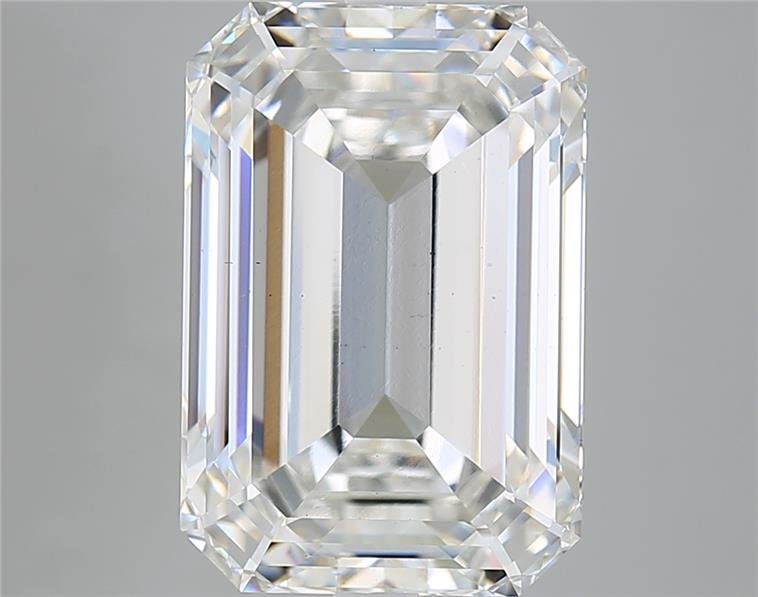 9.05ct F VS1 Rare Carat Ideal Cut Emerald Lab Grown Diamond