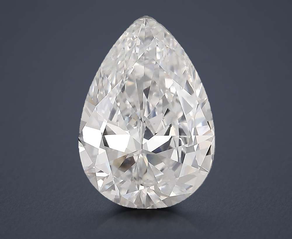 4.03 Carat Pear Natural Diamond