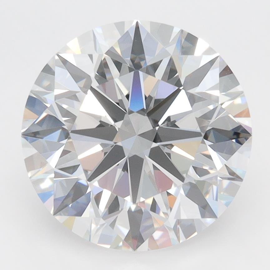 4.02ct D VVS2 Rare Carat Ideal Cut Round Lab Grown Diamond