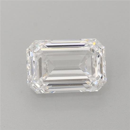 1.03ct D VVS2 Rare Carat Ideal Cut Emerald Lab Grown Diamond