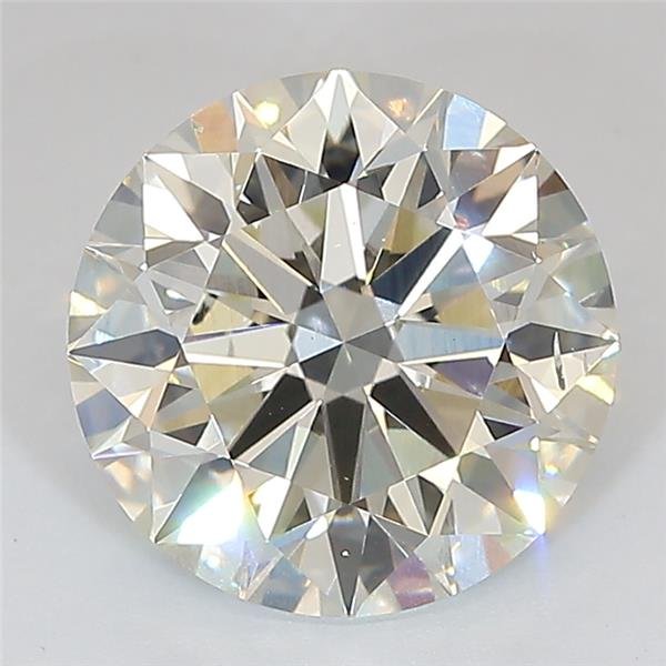3.01ct J SI1 Excellent Cut Round Lab Grown Diamond