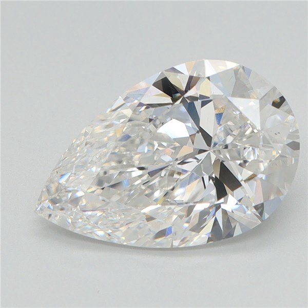 2.52ct E VS2 Rare Carat Ideal Cut Pear Lab Grown Diamond