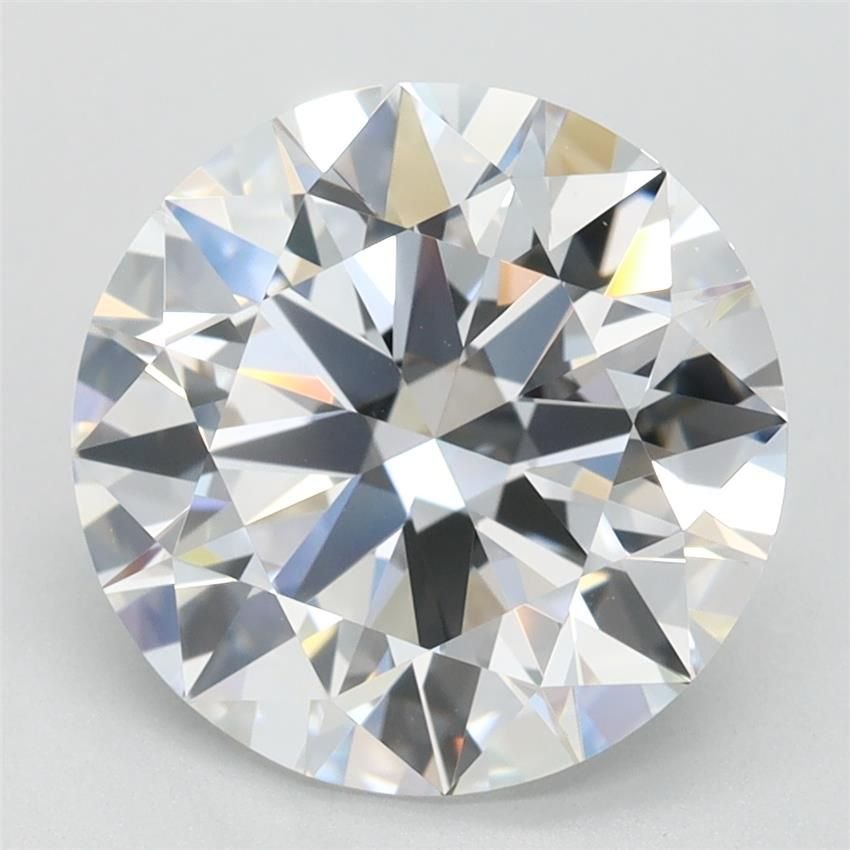 3.44ct D IF Rare Carat Ideal Cut Round Lab Grown Diamond