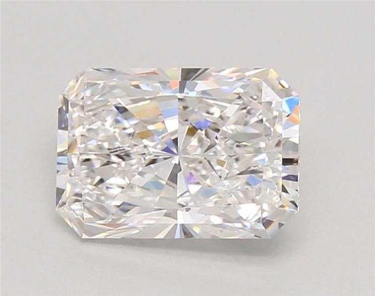 3.05ct E VVS2 Rare Carat Ideal Cut Radiant Lab Grown Diamond