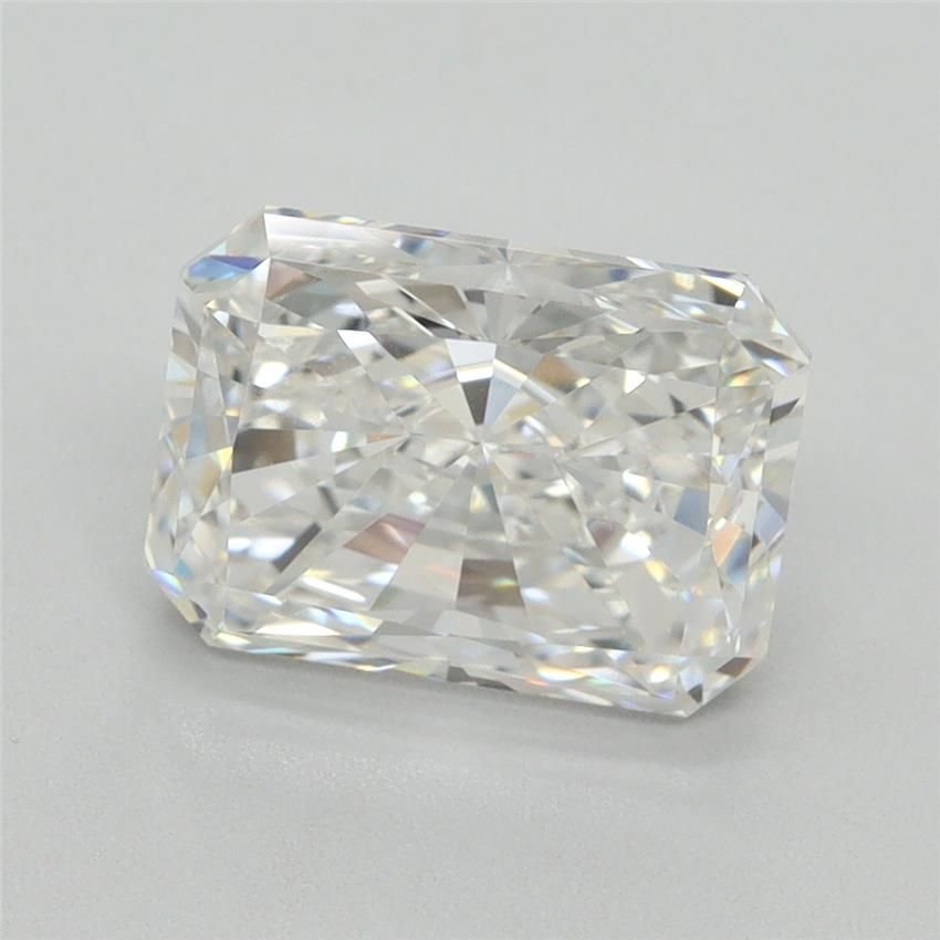 3.10ct E VVS2 Rare Carat Ideal Cut Radiant Lab Grown Diamond
