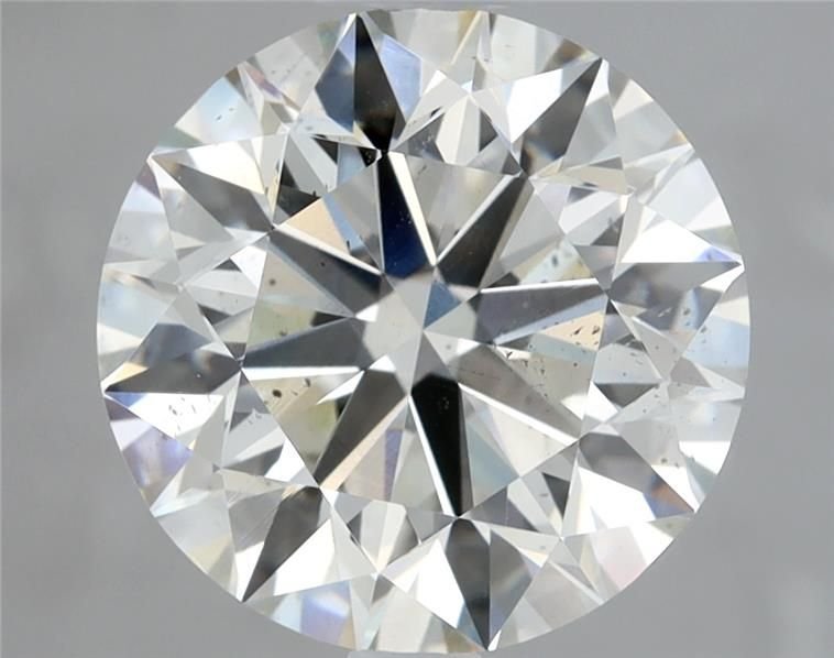 3.00ct J SI1 Excellent Cut Round Diamond