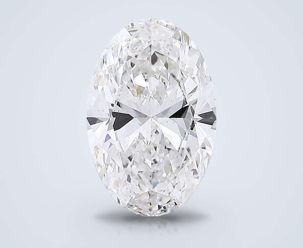 6.83 Carat Oval Lab Diamond