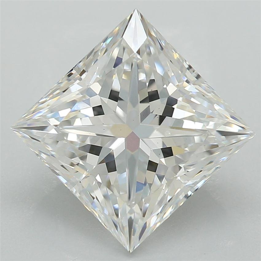 2.07ct F VS1 Rare Carat Ideal Cut Princess Lab Grown Diamond