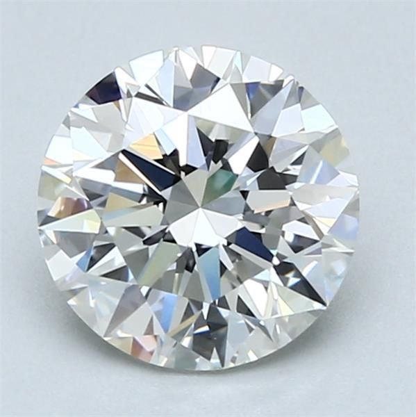 2.07ct F IF Rare Carat Ideal Cut Round Diamond