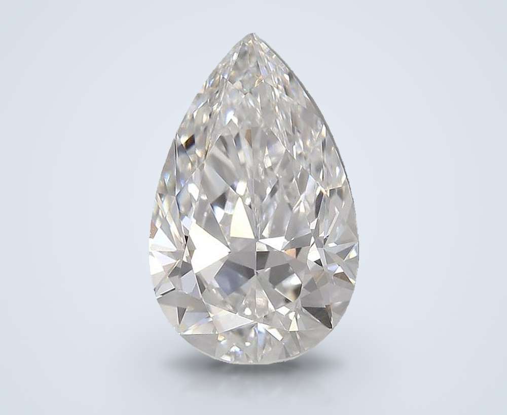 3.85 Carat Pear Lab Diamond