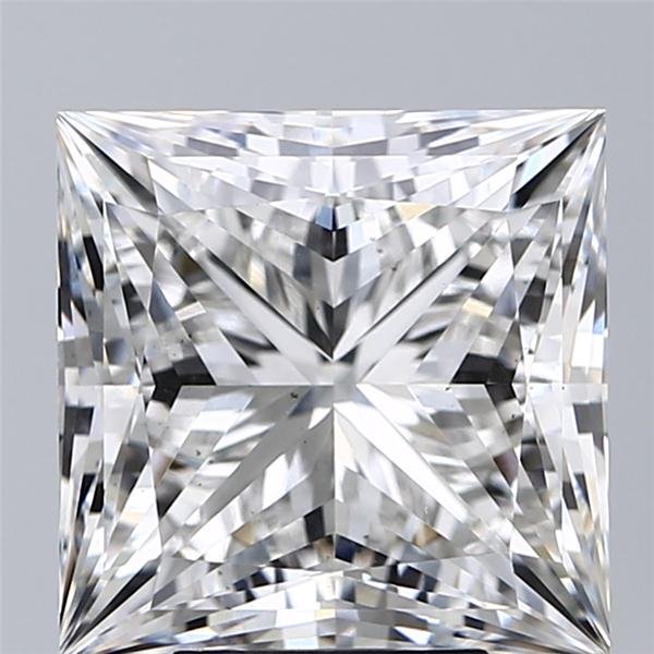 6.52ct F VS2 Rare Carat Ideal Cut Princess Lab Grown Diamond