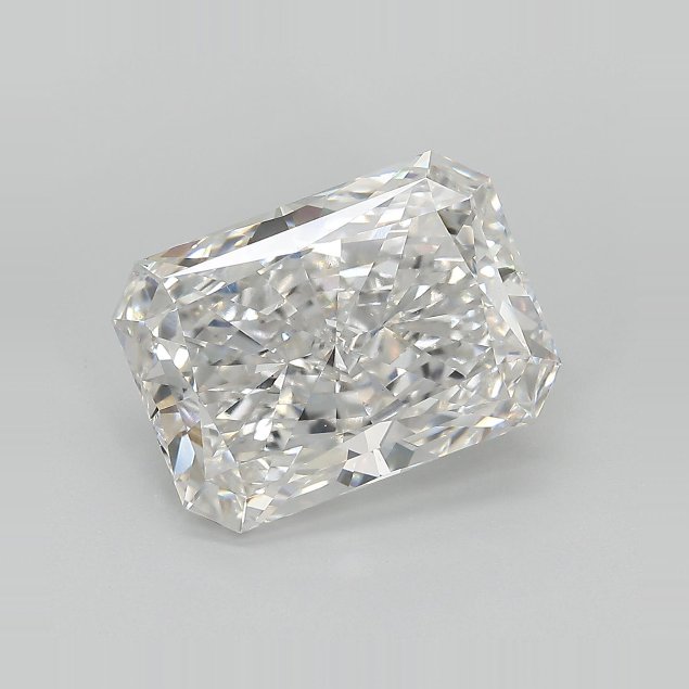 5.59ct F VS1 Rare Carat Ideal Cut Radiant Lab Grown Diamond