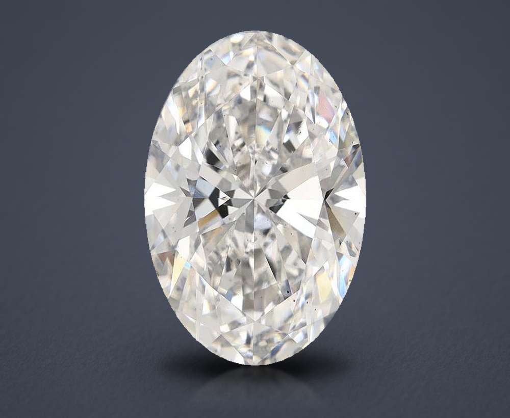 7.75 Carat Oval Lab Diamond