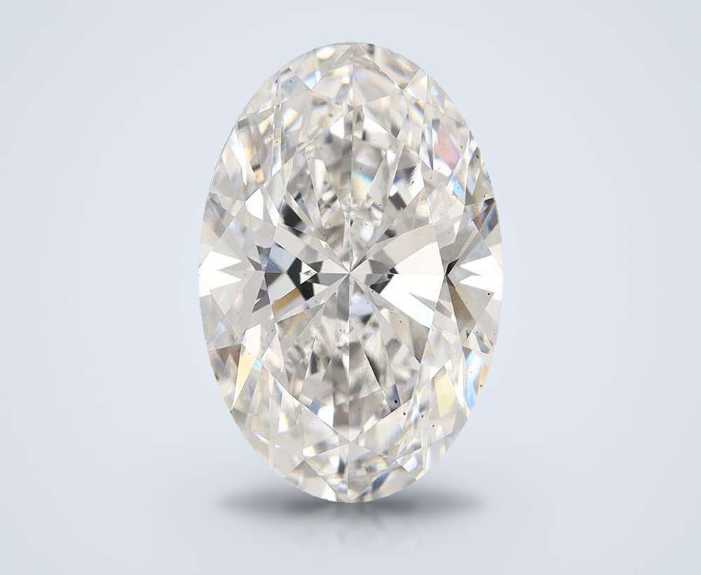 7.75 Carat Oval Lab Diamond
