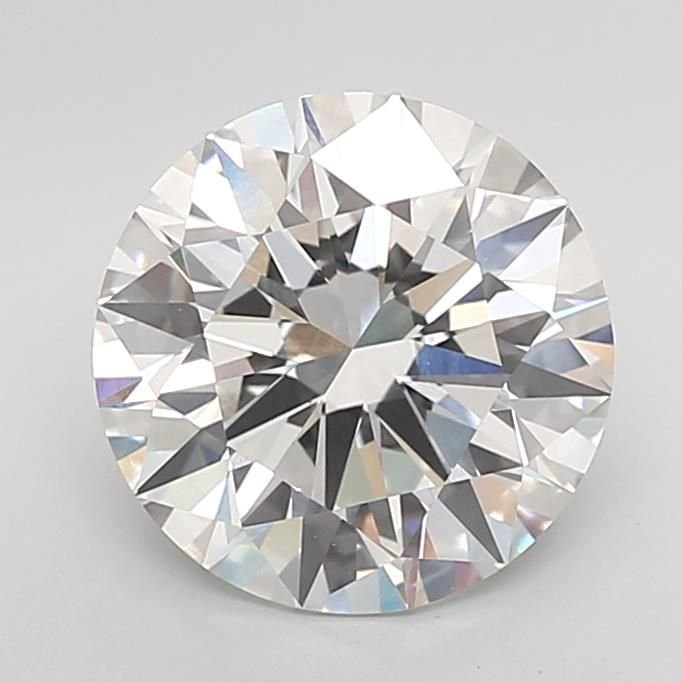 4.02ct G VVS2 Excellent Cut Round Lab Grown Diamond