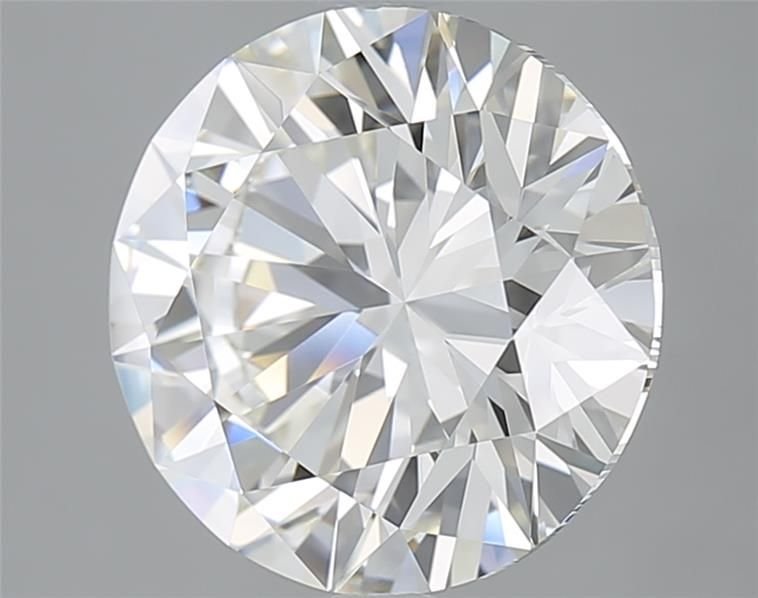 5.18ct H VVS2 Rare Carat Ideal Cut Round Diamond