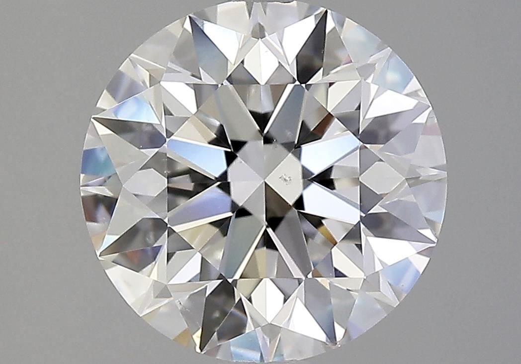 4.16ct E SI1 Rare Carat Ideal Cut Round Diamond