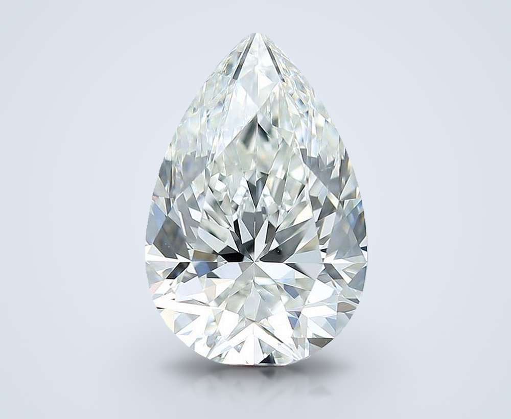 4.01 Carat Pear Natural Diamond