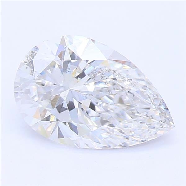 0.80ct E SI1 Rare Carat Ideal Cut Pear Lab Grown Diamond