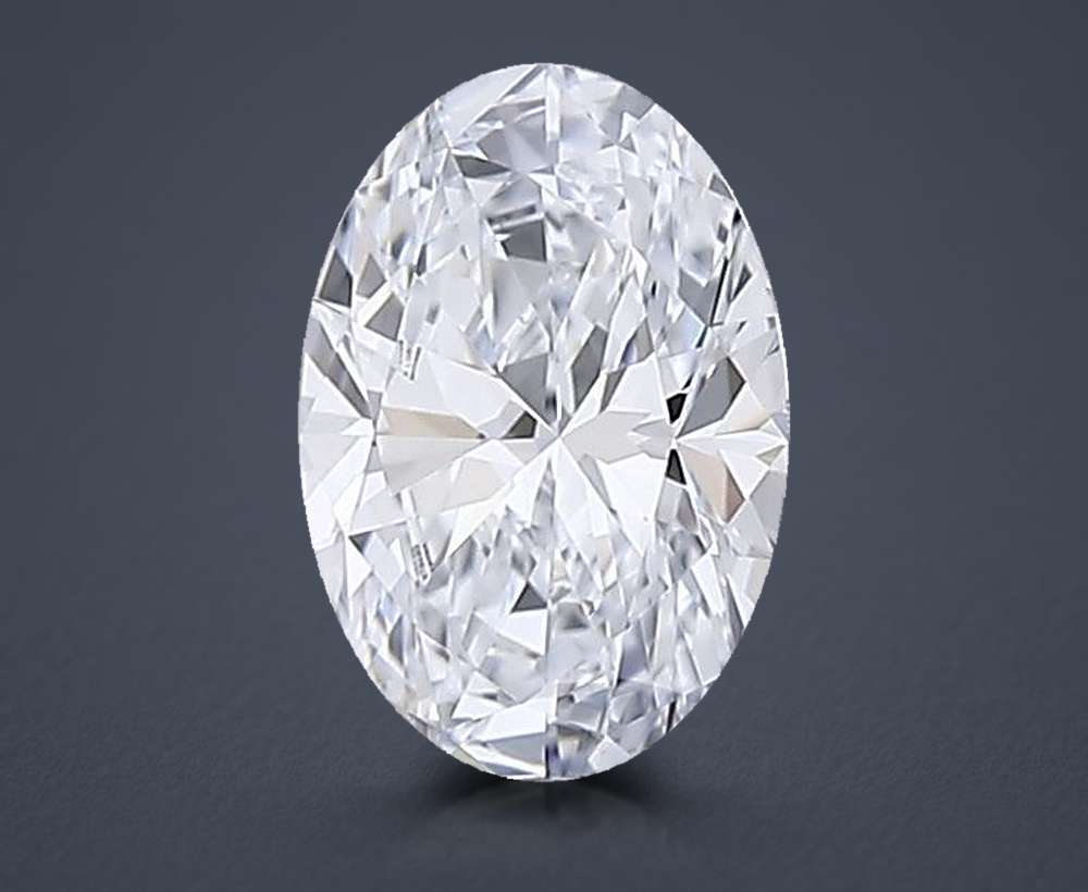 0.53 Carat Oval Lab Diamond