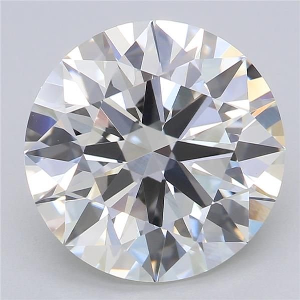 3.01ct H VVS2 Rare Carat Ideal Cut Round Lab Grown Diamond