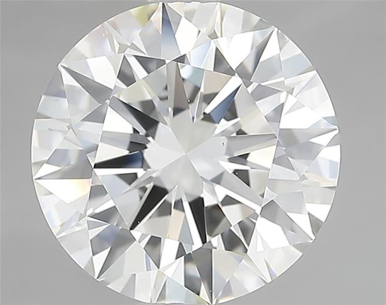 4.06ct H VVS2 Rare Carat Ideal Cut Round Diamond