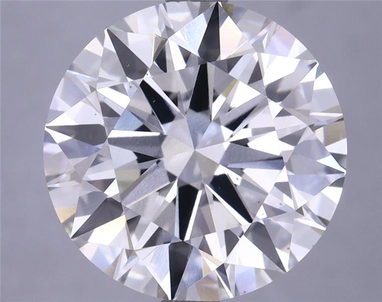 6.00ct H VS2 Rare Carat Ideal Cut Round Lab Grown Diamond