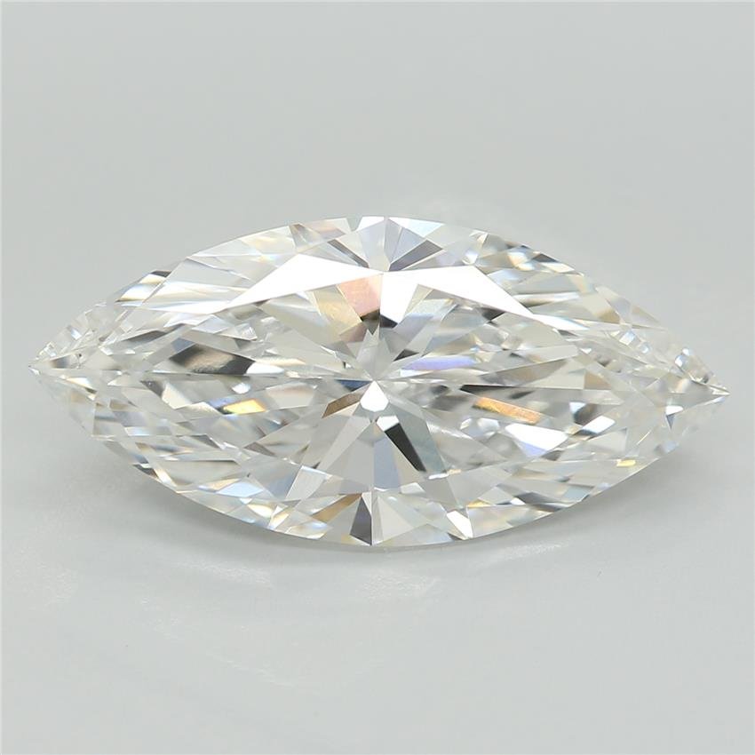 2.83ct E VS1 Very Good Cut Marquise Lab Grown Diamond