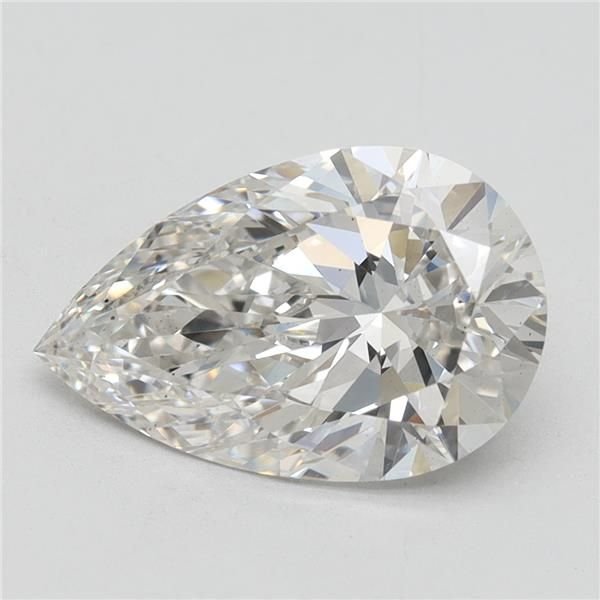 3.23ct G VS2 Rare Carat Ideal Cut Pear Lab Grown Diamond