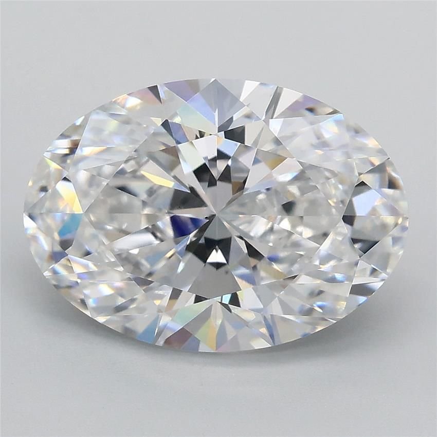 3.50ct E VS1 Rare Carat Ideal Cut Oval Lab Grown Diamond