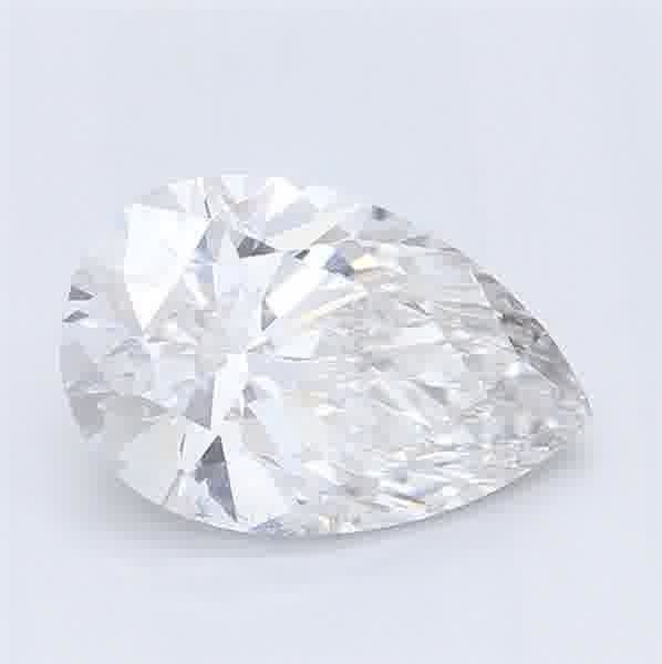 0.61ct F SI1 Rare Carat Ideal Cut Pear Lab Grown Diamond