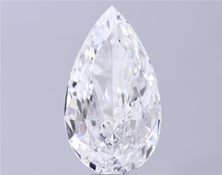 14.09ct F VS1 Rare Carat Ideal Cut Pear Lab Grown Diamond