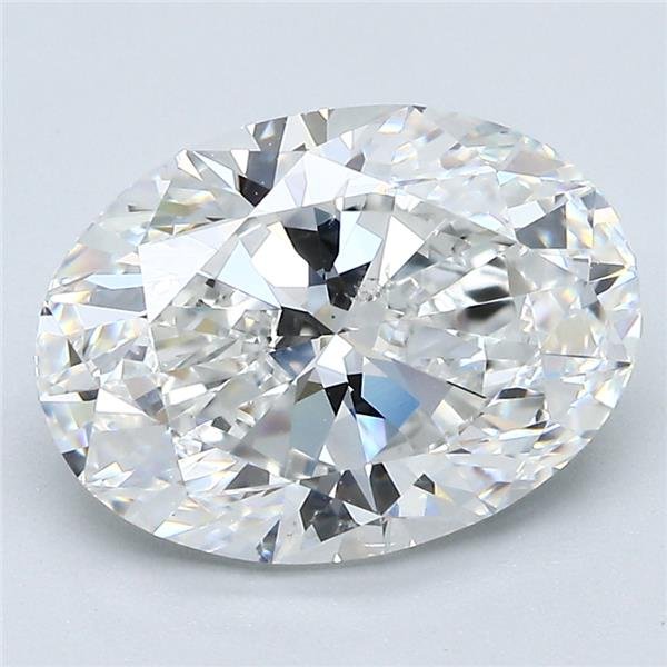 3.51ct F SI1 Very Good Cut Oval Diamond