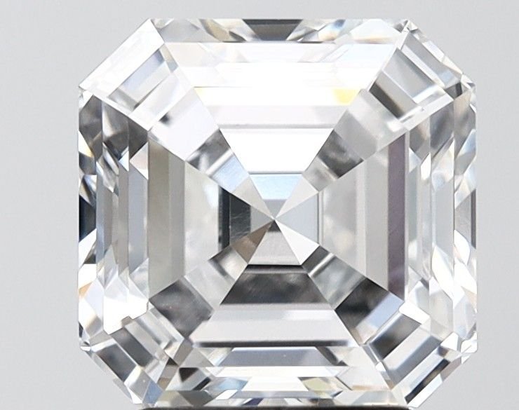 3.55ct D VS1 Rare Carat Ideal Cut Asscher Lab Grown Diamond