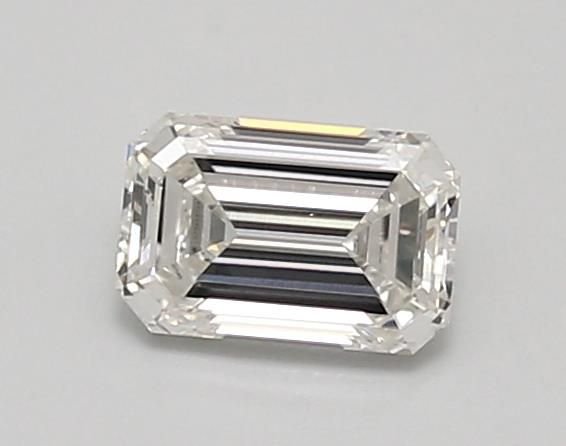 0.87ct F VVS1 Rare Carat Ideal Cut Emerald Lab Grown Diamond