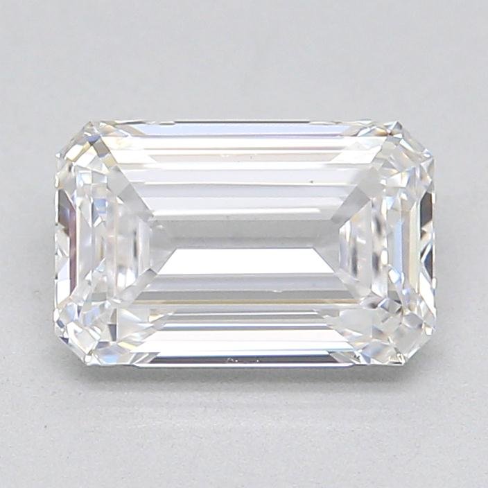 0.95ct D VS2 Excellent Cut Emerald Lab Grown Diamond