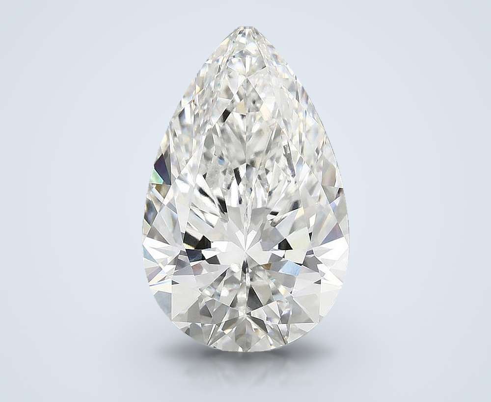 5.85 Carat Pear Lab Diamond