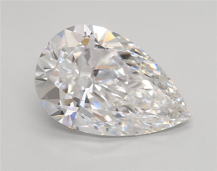 4.31ct E VS1 Rare Carat Ideal Cut Pear Lab Grown Diamond