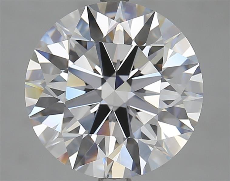 4.71ct F VVS1 Rare Carat Ideal Cut Round Lab Grown Diamond