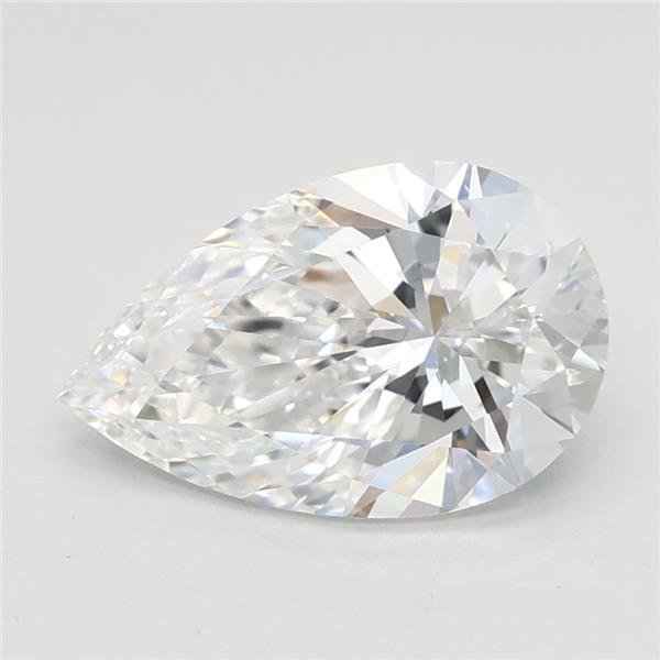 1.50ct D VS1 Rare Carat Ideal Cut Pear Lab Grown Diamond