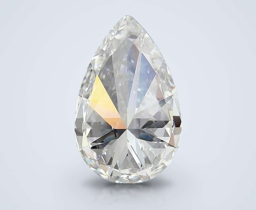 5.33 Carat Pear Lab Diamond