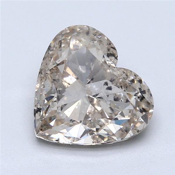 3.10ct K SI2 Good Cut Heart Diamond