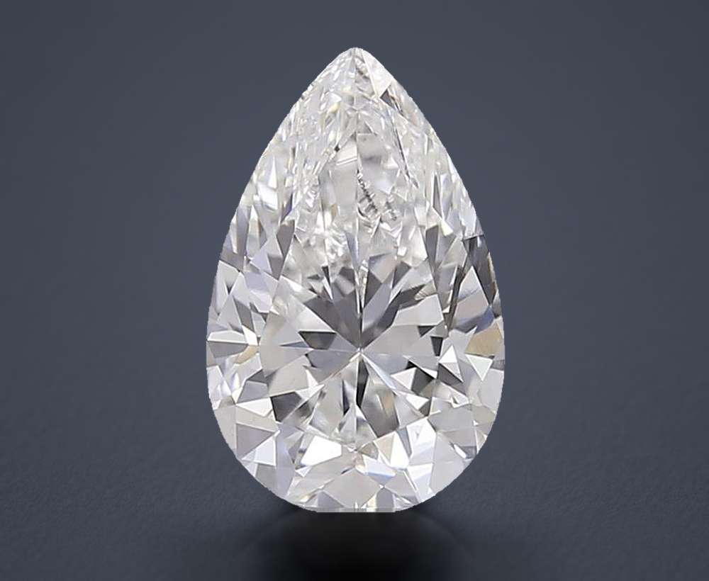 0.74 Carat Pear Lab Diamond