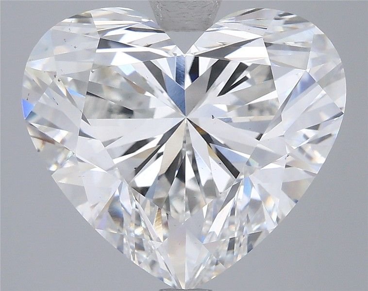 7.02ct F VS2 Rare Carat Ideal Cut Heart Lab Grown Diamond