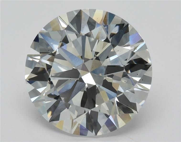 3.22ct E VS2 Rare Carat Ideal Cut Round Lab Grown Diamond