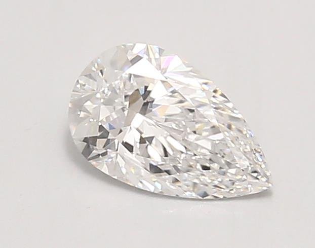 0.91ct D VVS2 Rare Carat Ideal Cut Pear Lab Grown Diamond