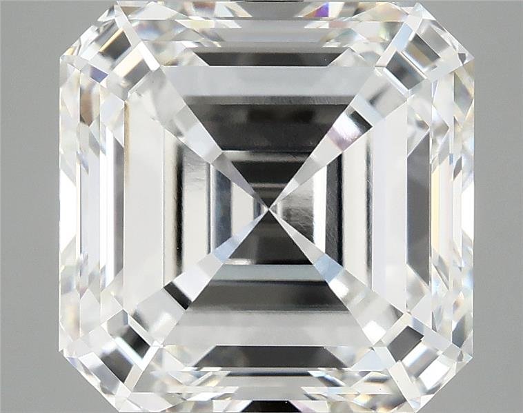 8.39ct F VVS2 Excellent Cut Asscher Lab Grown Diamond