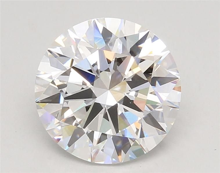 3.09ct E VVS2 Rare Carat Ideal Cut Round Lab Grown Diamond