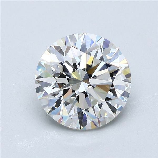 2.70ct H VVS2 Rare Carat Ideal Cut Round Diamond