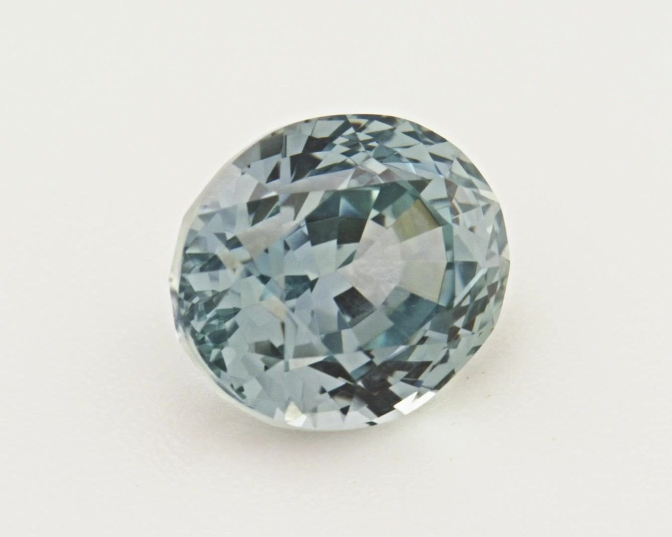 1.32 Carat Teal Oval Sapphire